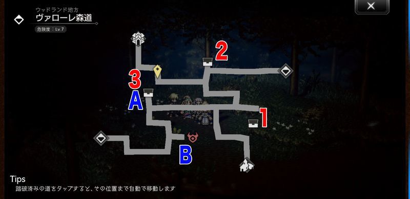 ヴァローレ森道