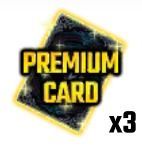 プレミアムカード×3