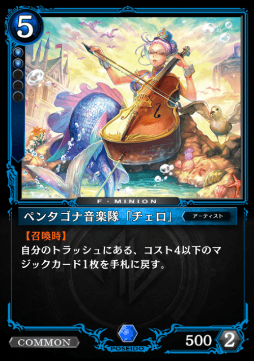 ペンタゴナ音楽隊「チェロ」