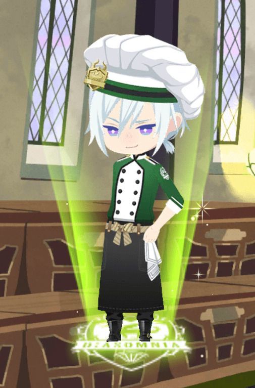 デフォルメシルバー(見習いシェフ)デフォルメイラスト