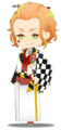 デフォルメケイト（新春の衣）デフォルメイラスト