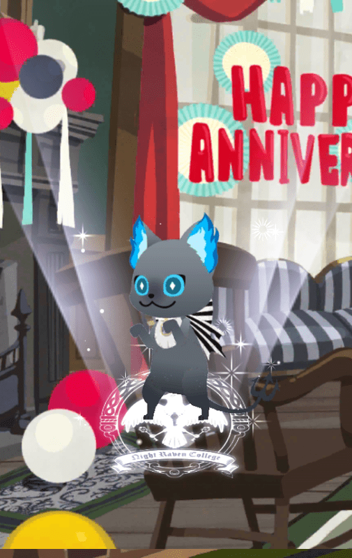 デフォルメグリム(ストライプリボン)デフォルメイラスト