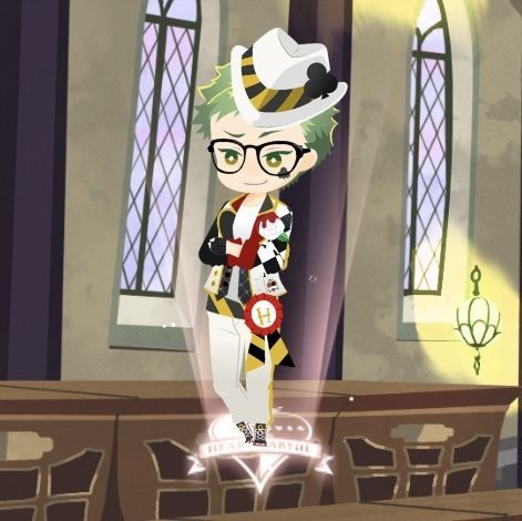 デフォルメトレイ(寮服)デフォルメイラスト