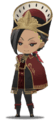 デフォルメジャミル(マスカレードドレス)デフォルメイラスト