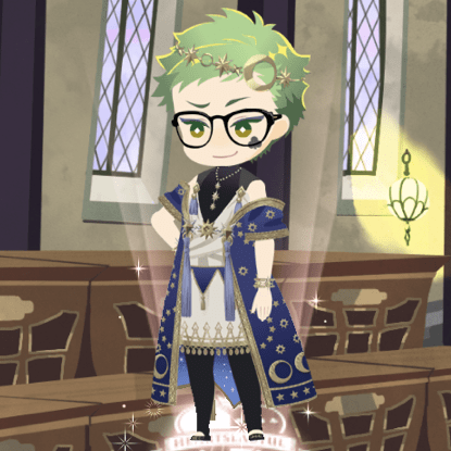 デフォルメトレイ(星送りの衣)デフォルメイラスト