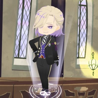 デフォルメヴィル(制服)デフォルメイラスト