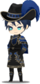 デフォルメデュース(マスカレードドレス)デフォルメイラスト