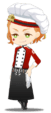 デフォルメケイト(見習いシェフ)デフォルメイラスト