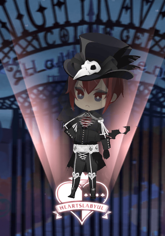 デフォルメリドル(スケアリー・ドレス)デフォルメイラスト