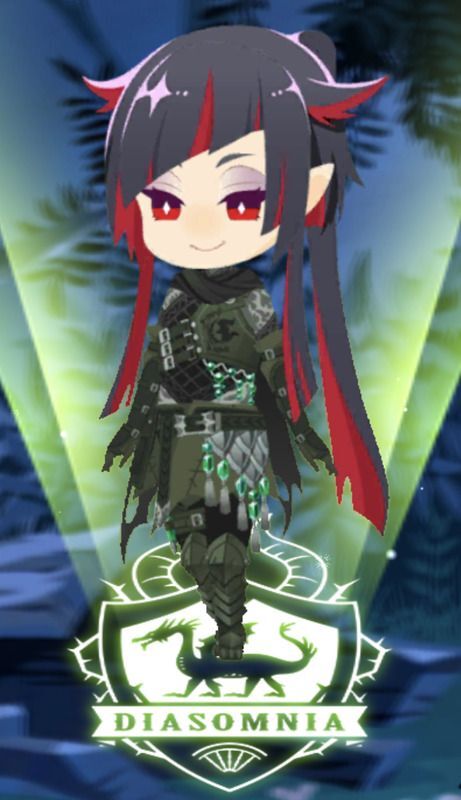 リリア(右大将の甲冑)デフォルメイラスト