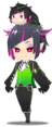 デフォルメリリア（ツムステ）デフォルメイラスト