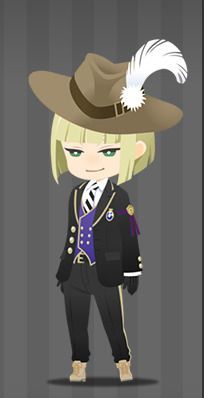 デフォルメルーク(制服)デフォルメイラスト