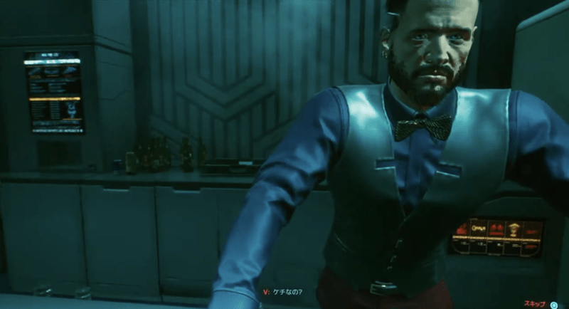 ライオット2階のバーテンダー