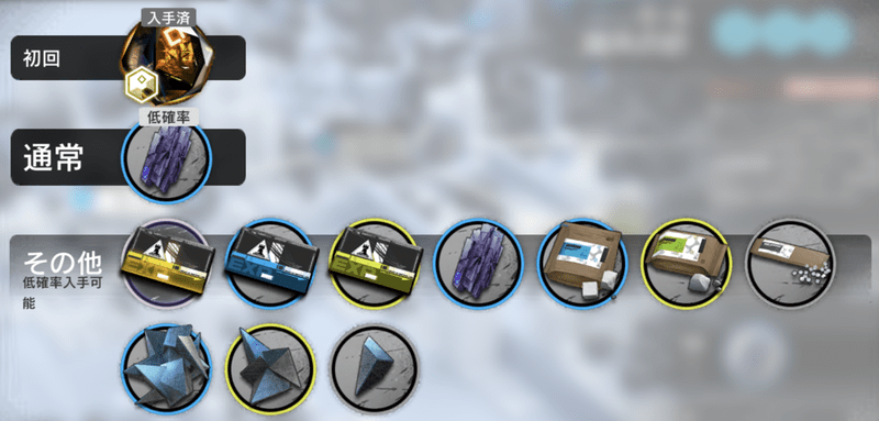 ドロップアイテム