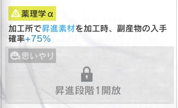 昇進で2つ目のスキルが追加される