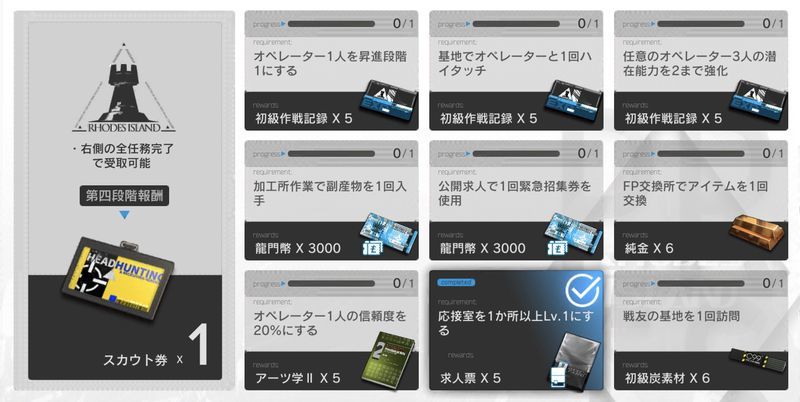 初心者ミッション第四段階