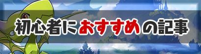 初心者におすすめの記事