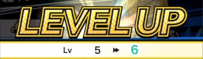 レベルアップ画面