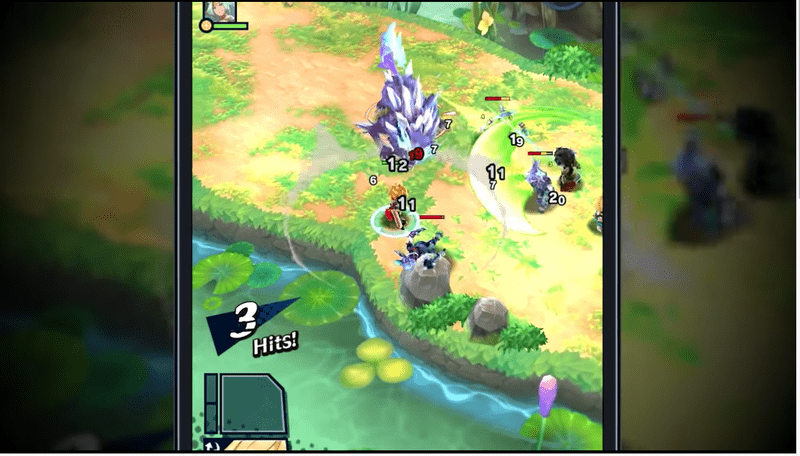 アクションシーンのバナー