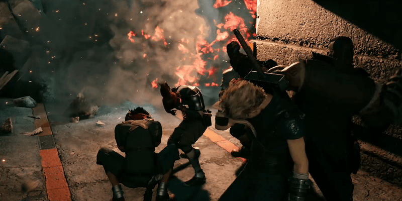 逃走経路を進む