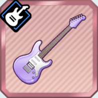 パープルパールギター