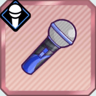 黒青マーブルのハンドマイク