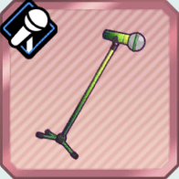 グラデーションスタンドマイク