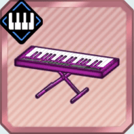 黒チークのキーボード