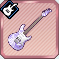 紫マーブルのギター