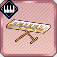 白黄マーブルのキーボード