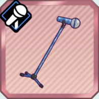 ブルーラメのマイク