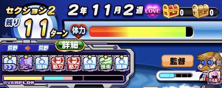 監督のセルが調子アップの時