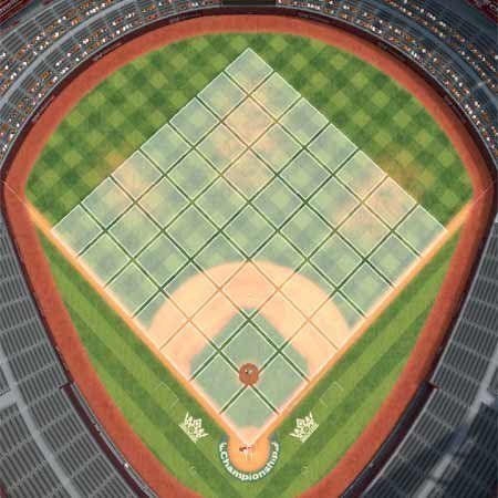 秋の野球大会競技種目フィールドビンゴ