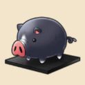 黒豚の置物