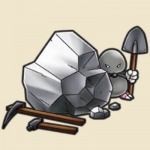 銀と採掘の道具