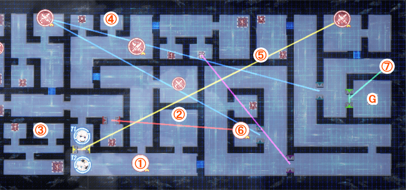 コーラル進行ルート