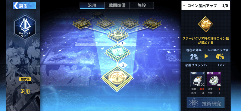 コイン入手量