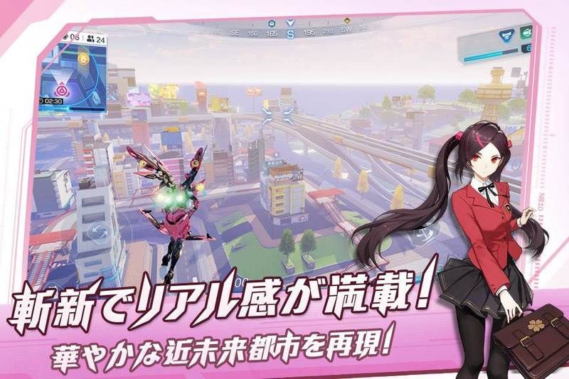 メカ同士の熾烈な戦い_機動都市Ｘ