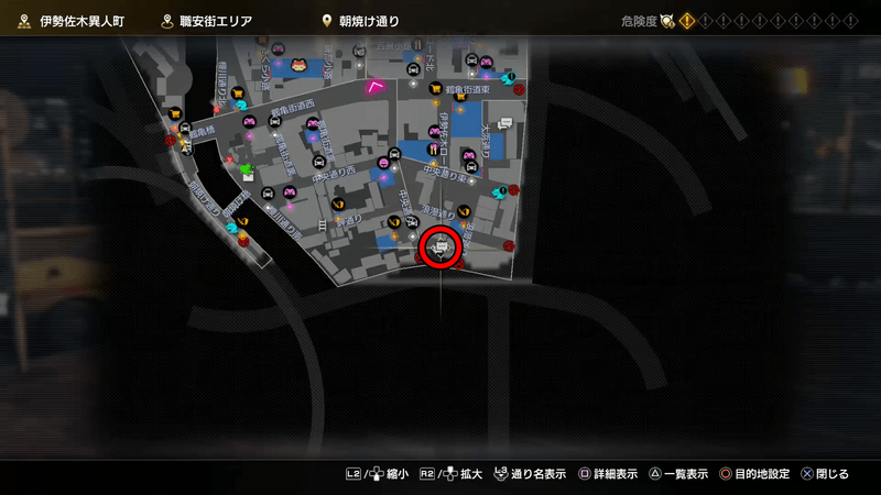 極道のゴミ捨て場MAP