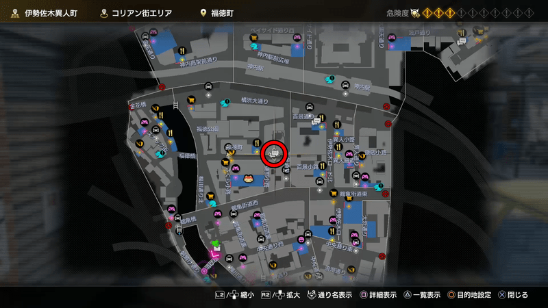 仮面の殺人鬼MAP