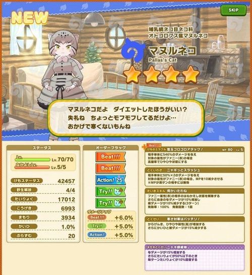 ぬまるステータス