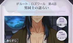 ロズワールIF第4話「男同士の語らい」