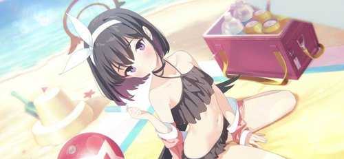 水着マシロのメモリアルロビー画像