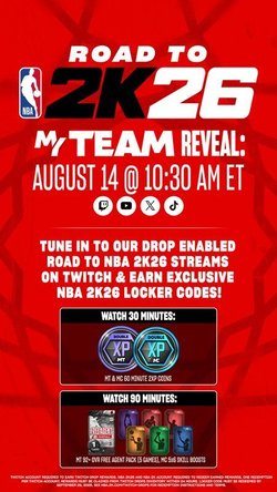 NBA2Kライブ配信情報