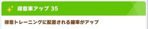 得意トレーニングに配置