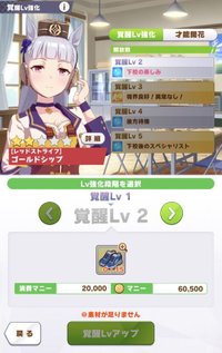 キャラの覚醒スキル