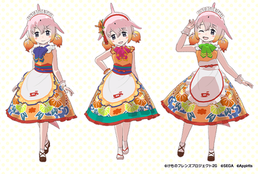 シナウスイロイルカのカフェ制服