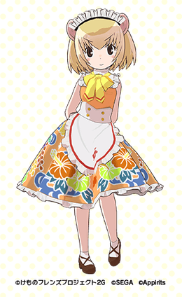 オオセンザンコウのカフェ制服