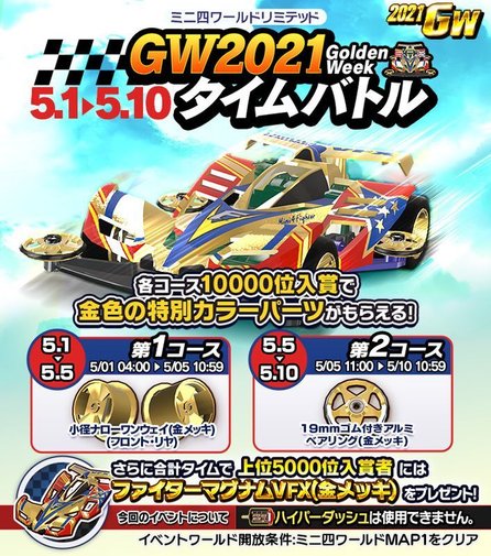 Gw21 タイムバトル ミニ四駆超速gp攻略wiki Gamerch