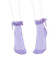 花紫ソックス